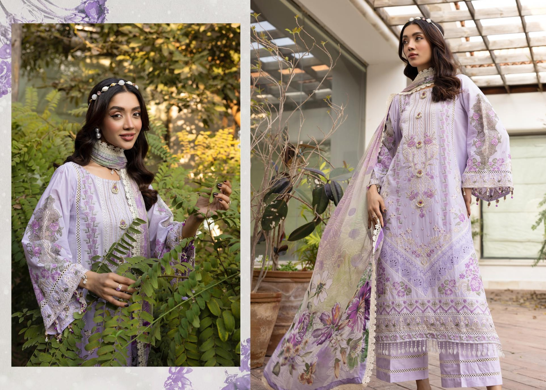 ELEGANCE BY KHOOBSURAT SIGNATURE LAWN COLLECTION(KE-705)