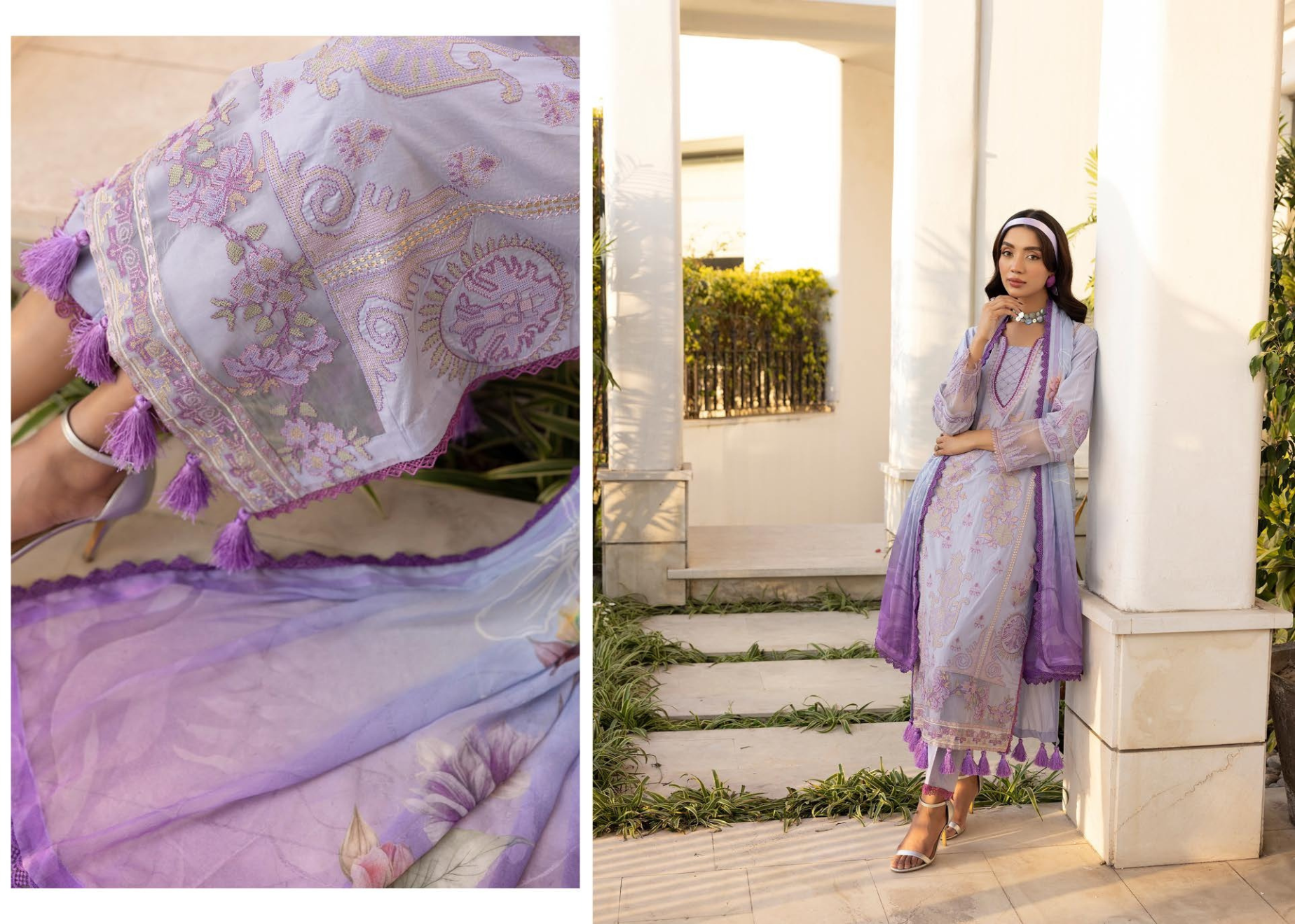 ELEGANCE BY KHOOBSURAT SIGNATURE LAWN COLLECTION( KE-710)