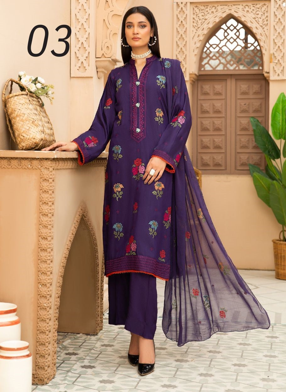 Chandni By Khoobsurat Premium Viscose (DESIGN-03)