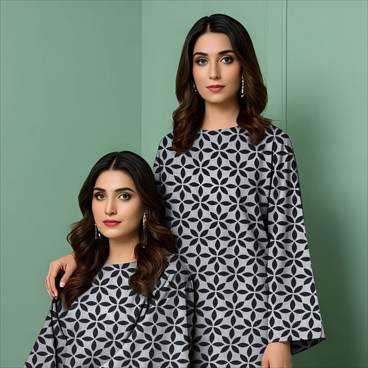 Rangmehr by Virsaah Kotrai – 2PC Allover Geometric Print