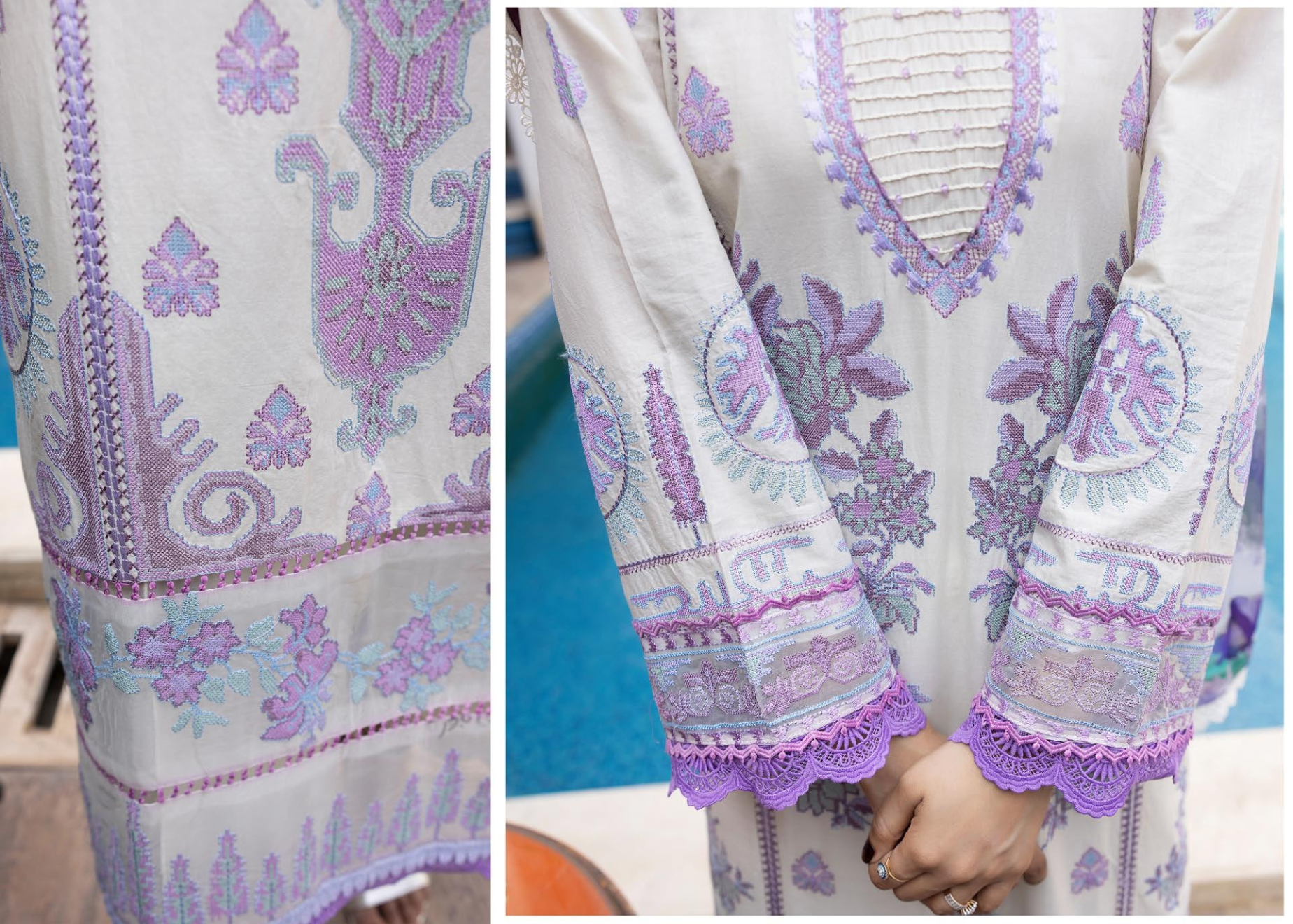 ELEGANCE BY KHOOBSURAT SIGNATURE LAWN COLLECTION(KE-708)