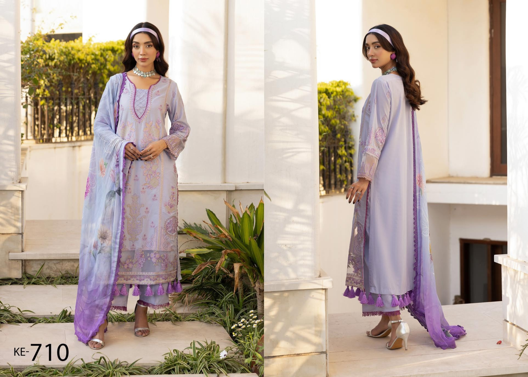 ELEGANCE BY KHOOBSURAT SIGNATURE LAWN COLLECTION( KE-710)