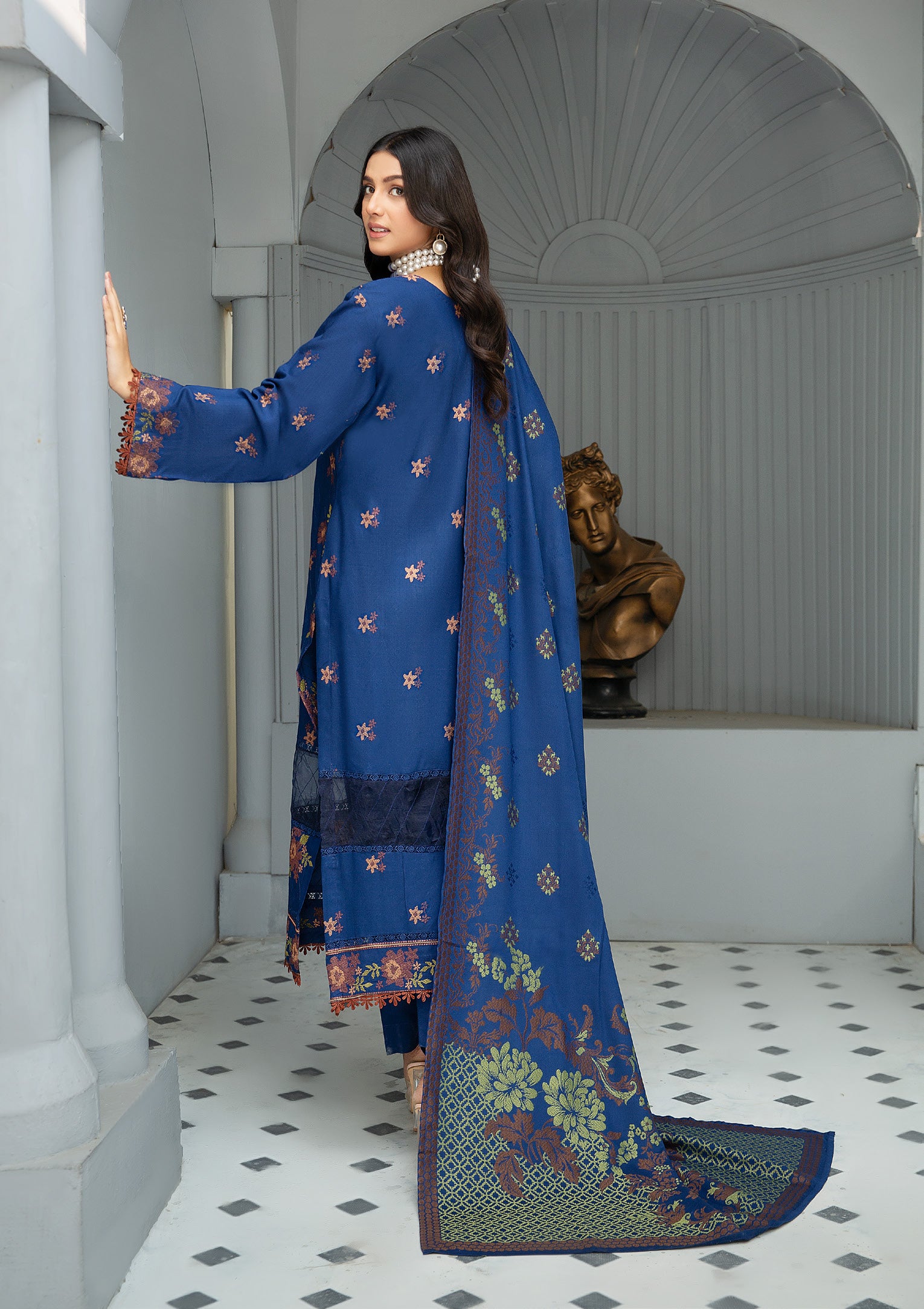 DASTOOR BY KHOOBSURAT LUXURY SWISS WOOL WINTER COLLECTION(D-04)