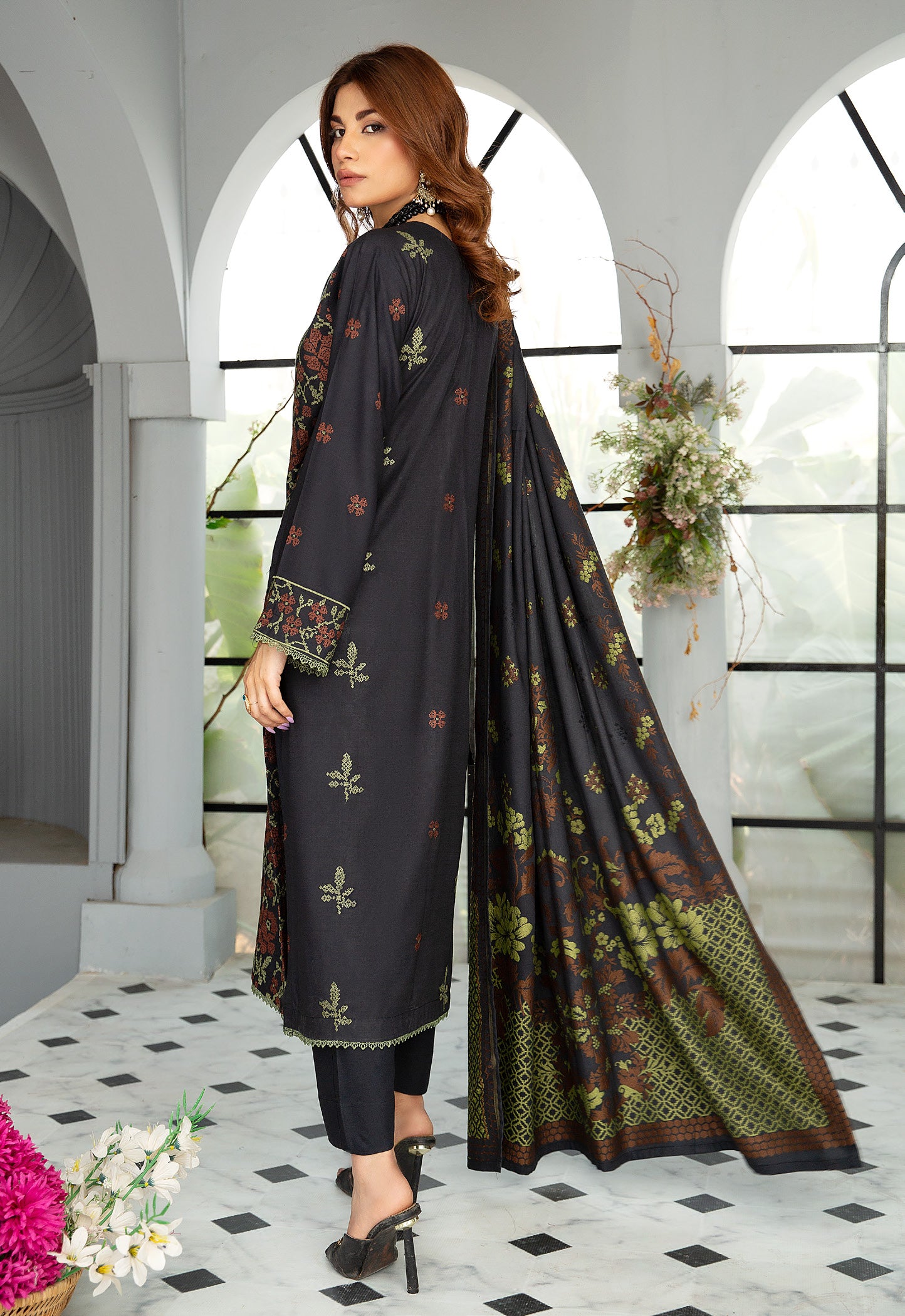 DASTOOR BY KHOOBSURAT LUXURY SWISS WOOL WINTER COLLECTION(D-07)