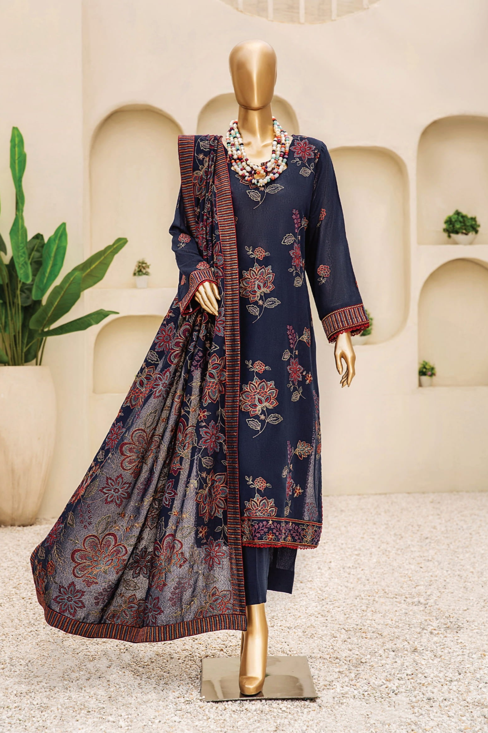 Dukhter Signature Karandi 3 Piece Suit Vol-1 (D-06)