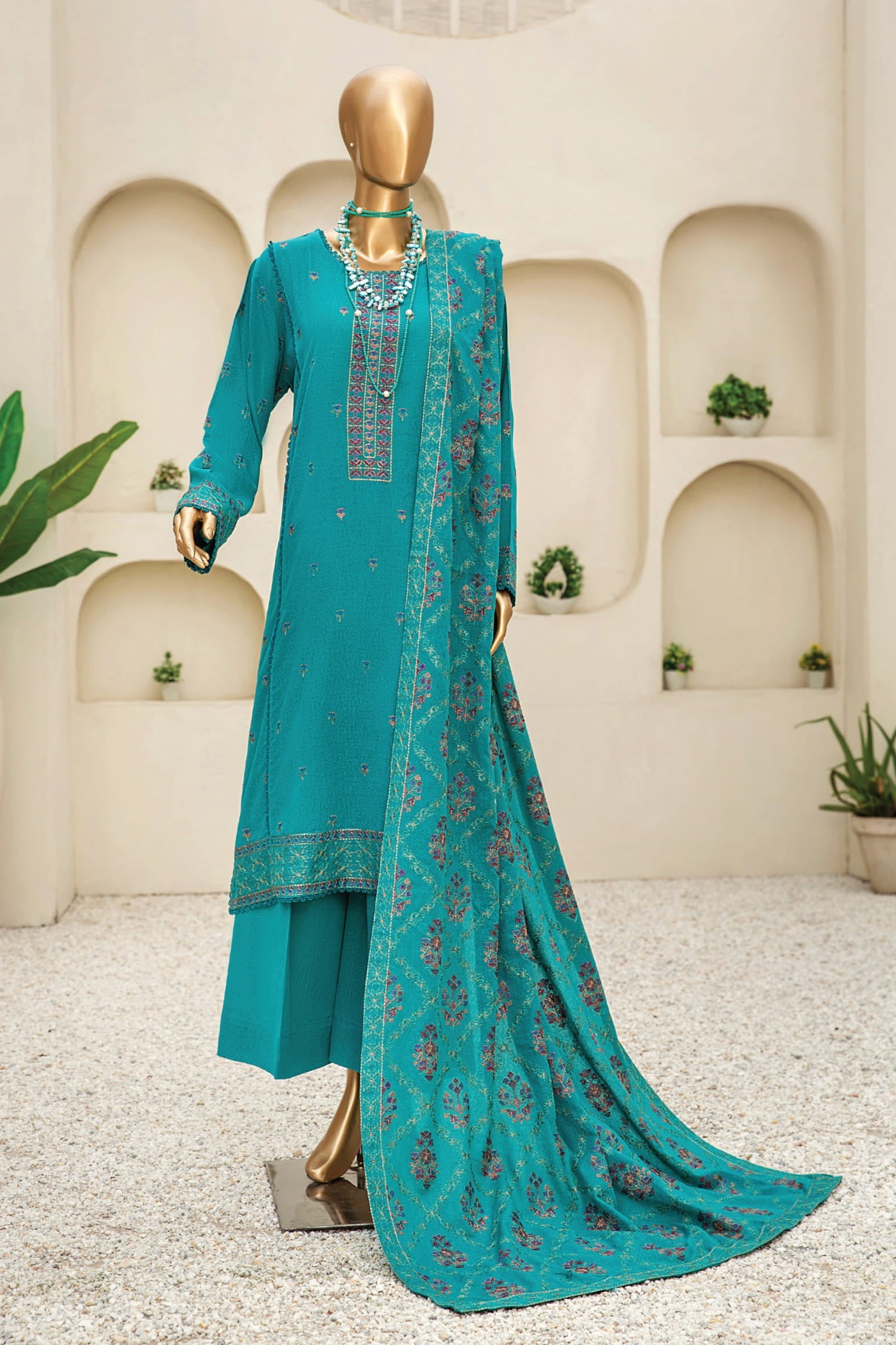 Dukhter Signature Karandi 3 Piece Suit Vol-1 (D-11)