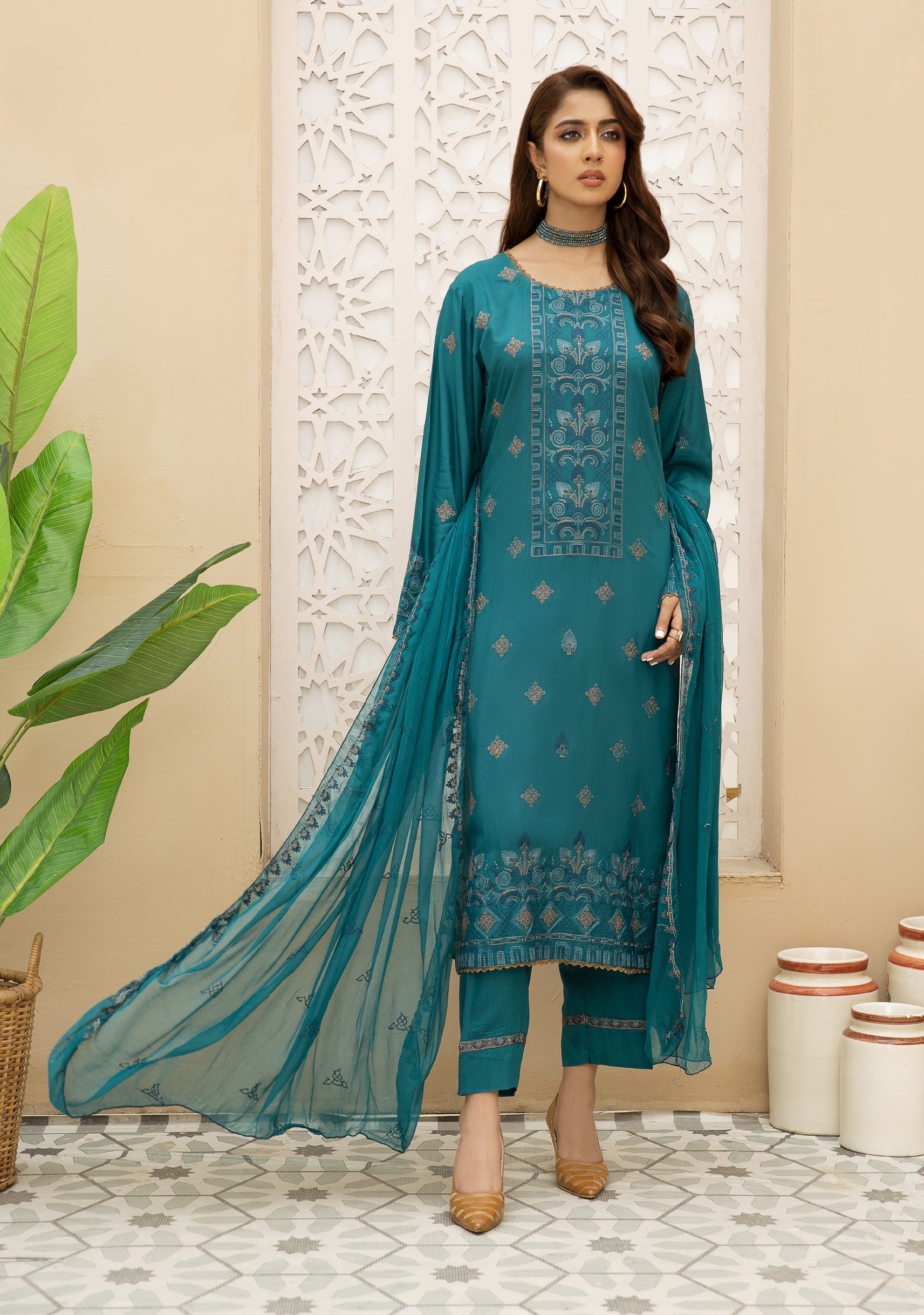 Khaas by Khoobsurat Premium Embroidered Viscose (Design-01)