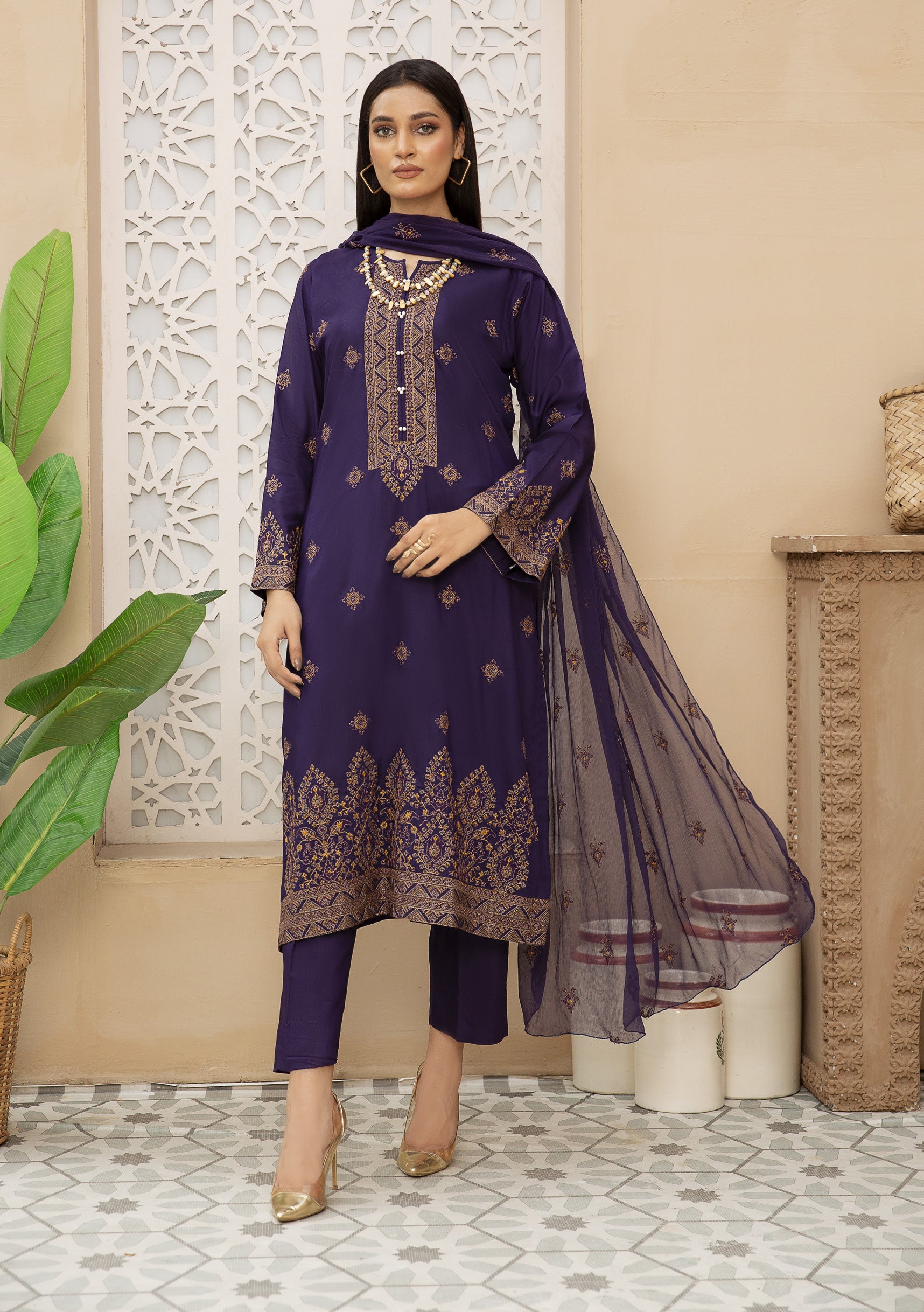 Khaas by Khoobsurat Premium Embroidered Viscose (Design-02)