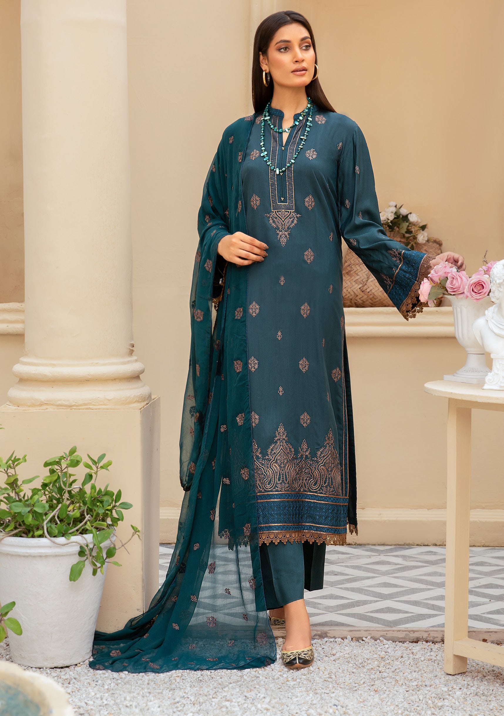 Khaas by Khoobsurat Premium Embroidered Viscose (Design-10)