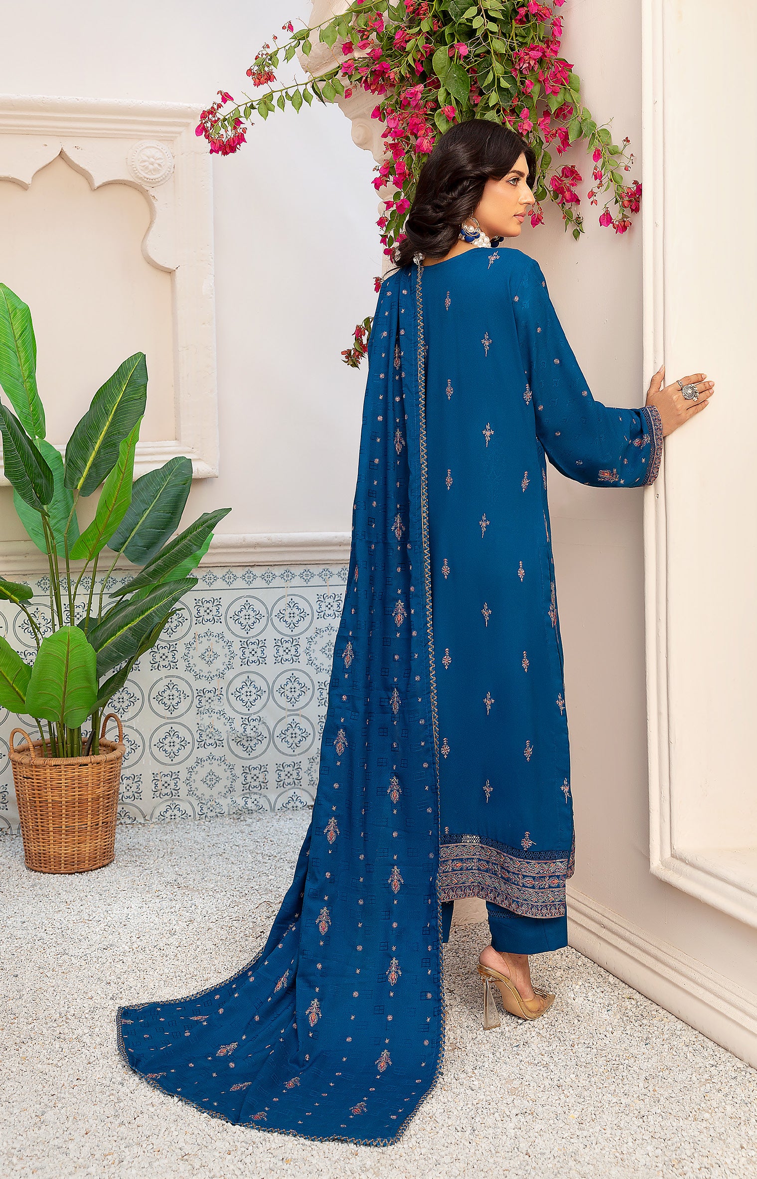 Khubsoorat Dhanak Premium 3piece suit D-03