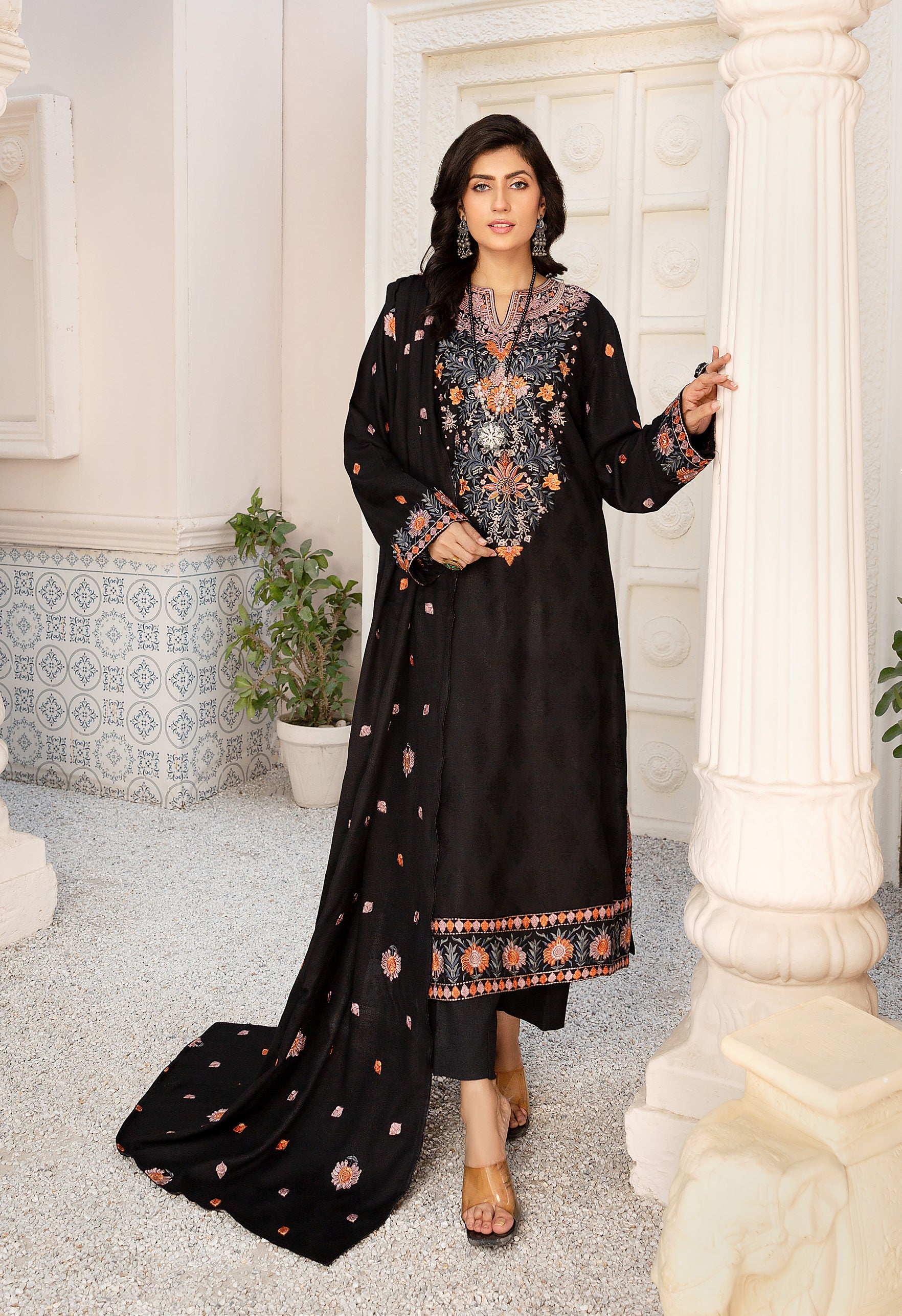 Khubsoorat Dhanak Premium 3piece suit D-05