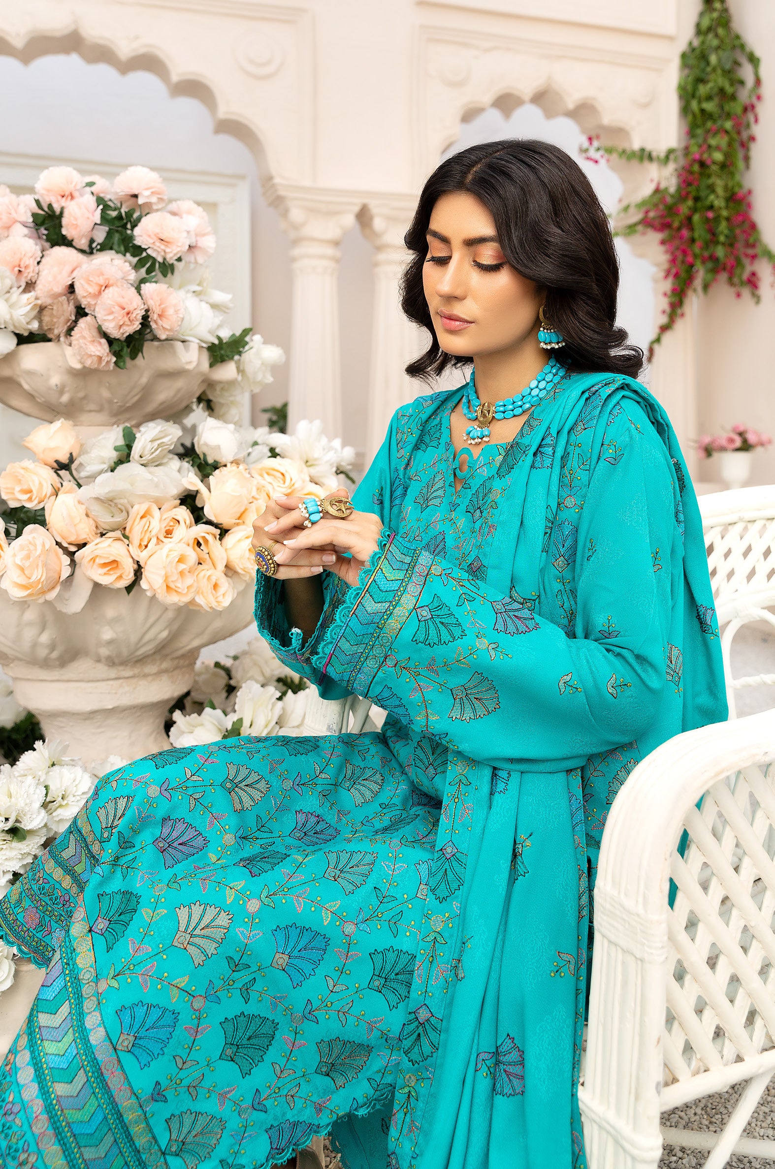 Khubsoorat Dhanak Premium 3piece suit D-09