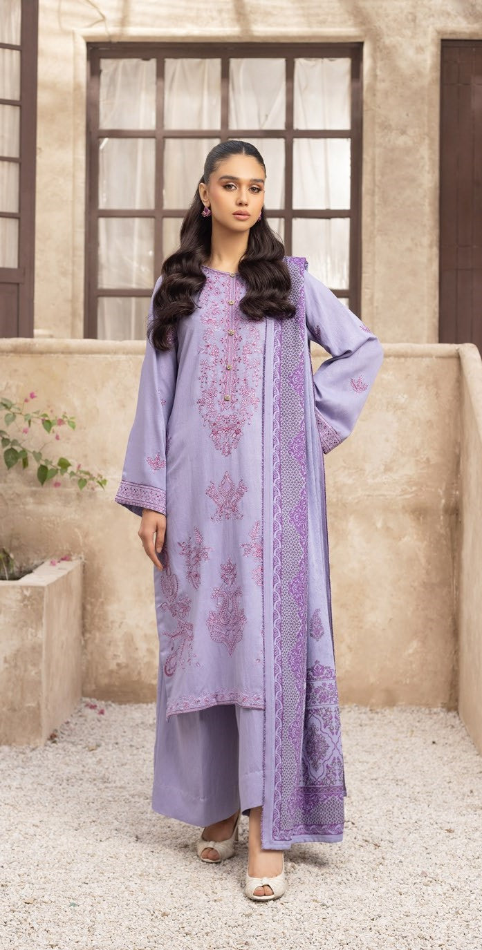 MEHRAMA BY KHOOBSURAT EMBROIDERED KARANDI COLLECTION (KM-02)