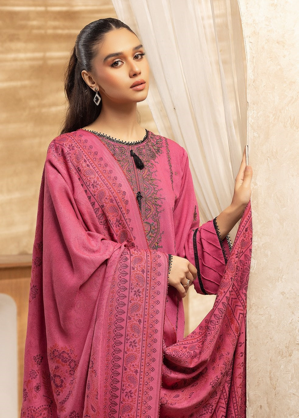 MEHRAMA BY KHOOBSURAT EMBROIDERED KARANDI COLLECTION (KM-03)