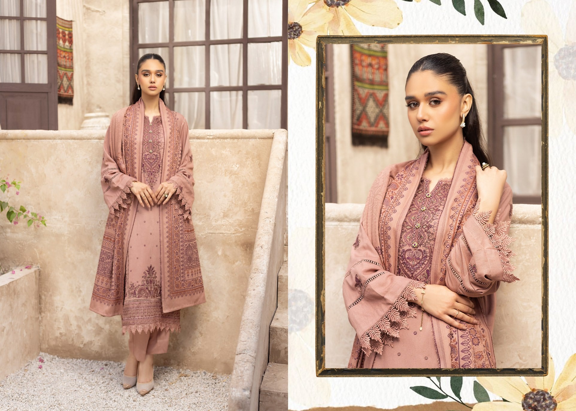 MEHRAMA BY KHOOBSURAT EMBROIDERED KARANDI COLLECTION (KM-05)