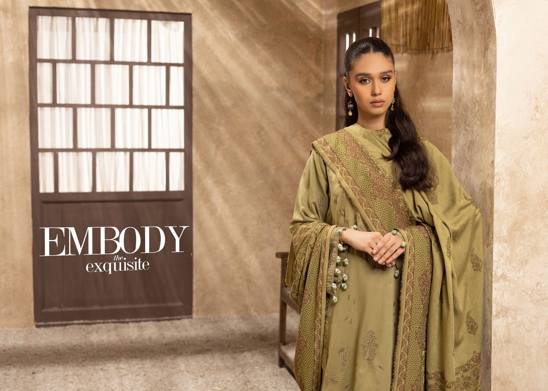 MEHRAMA BY KHOOBSURAT EMBROIDERED KARANDI COLLECTION (KM-09)