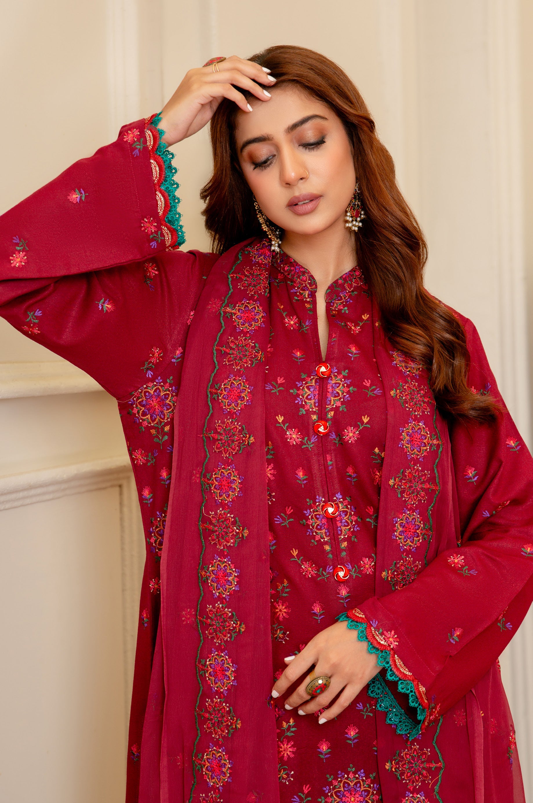 Shamiyana Signature Karandi Collection by Khoobsurat (D-01)