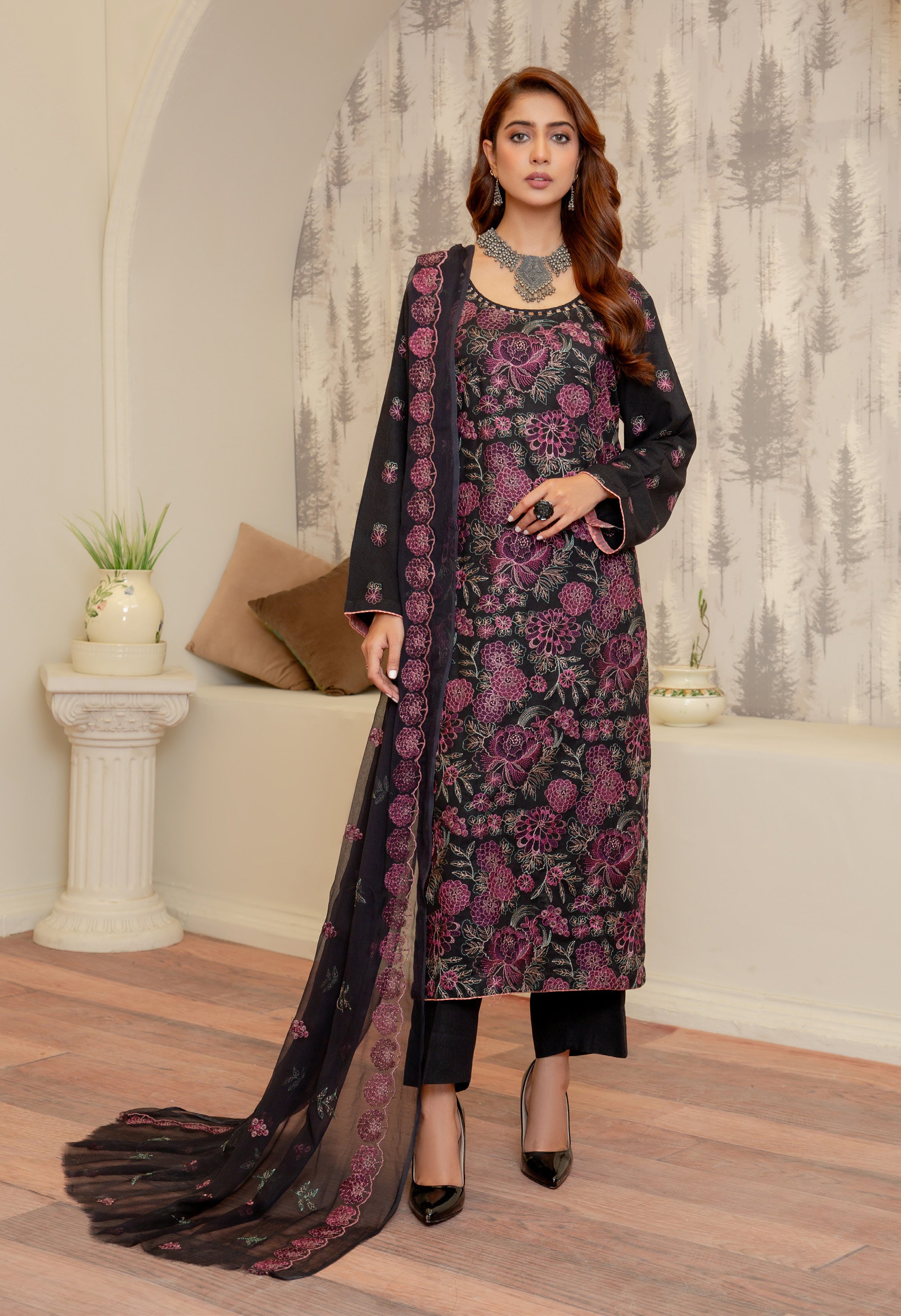 Shamiyana Signature Karandi Collection by Khoobsurat (D-05)