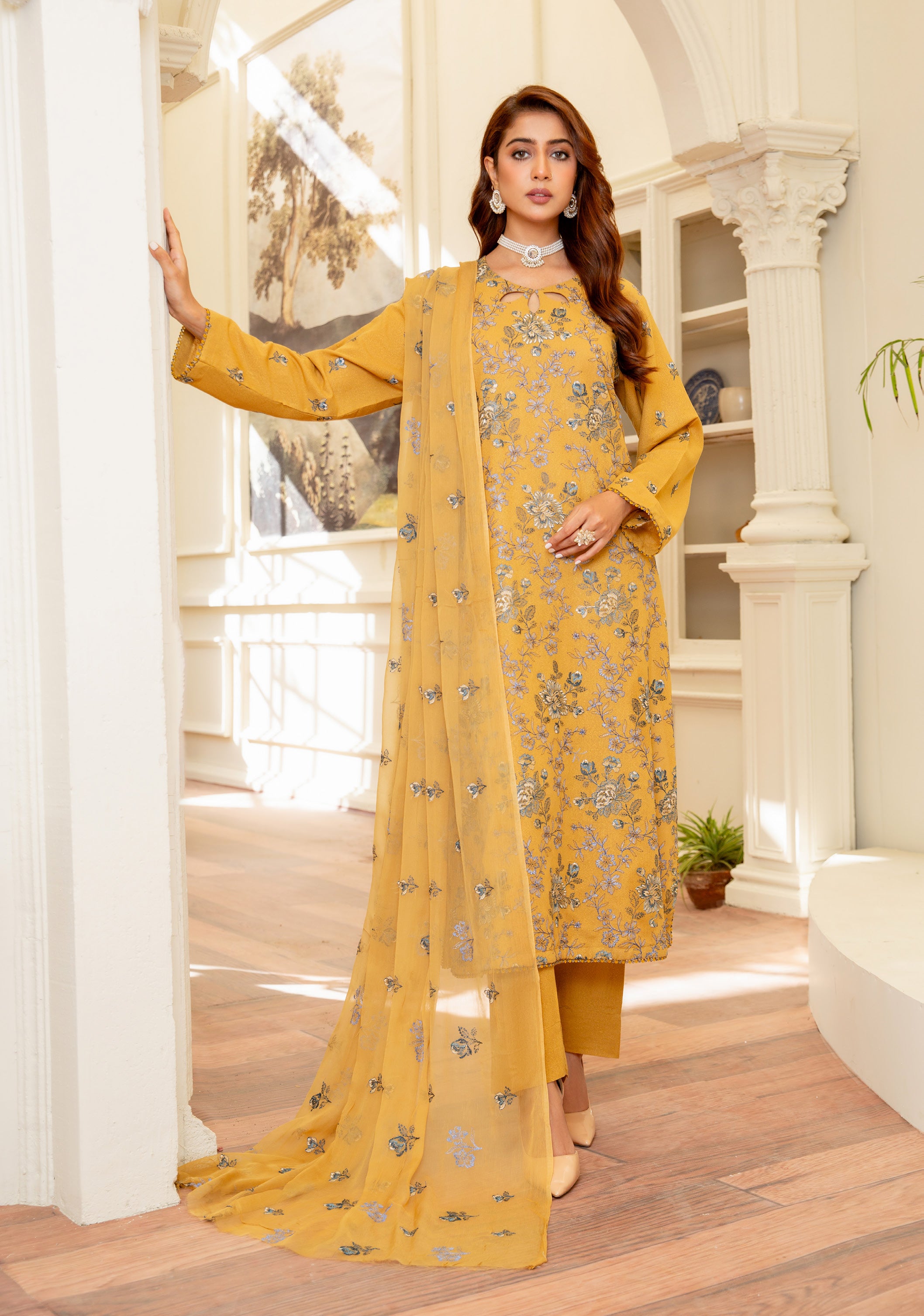 Shamiyana Signature Karandi Collection by Khoobsurat (D-08)