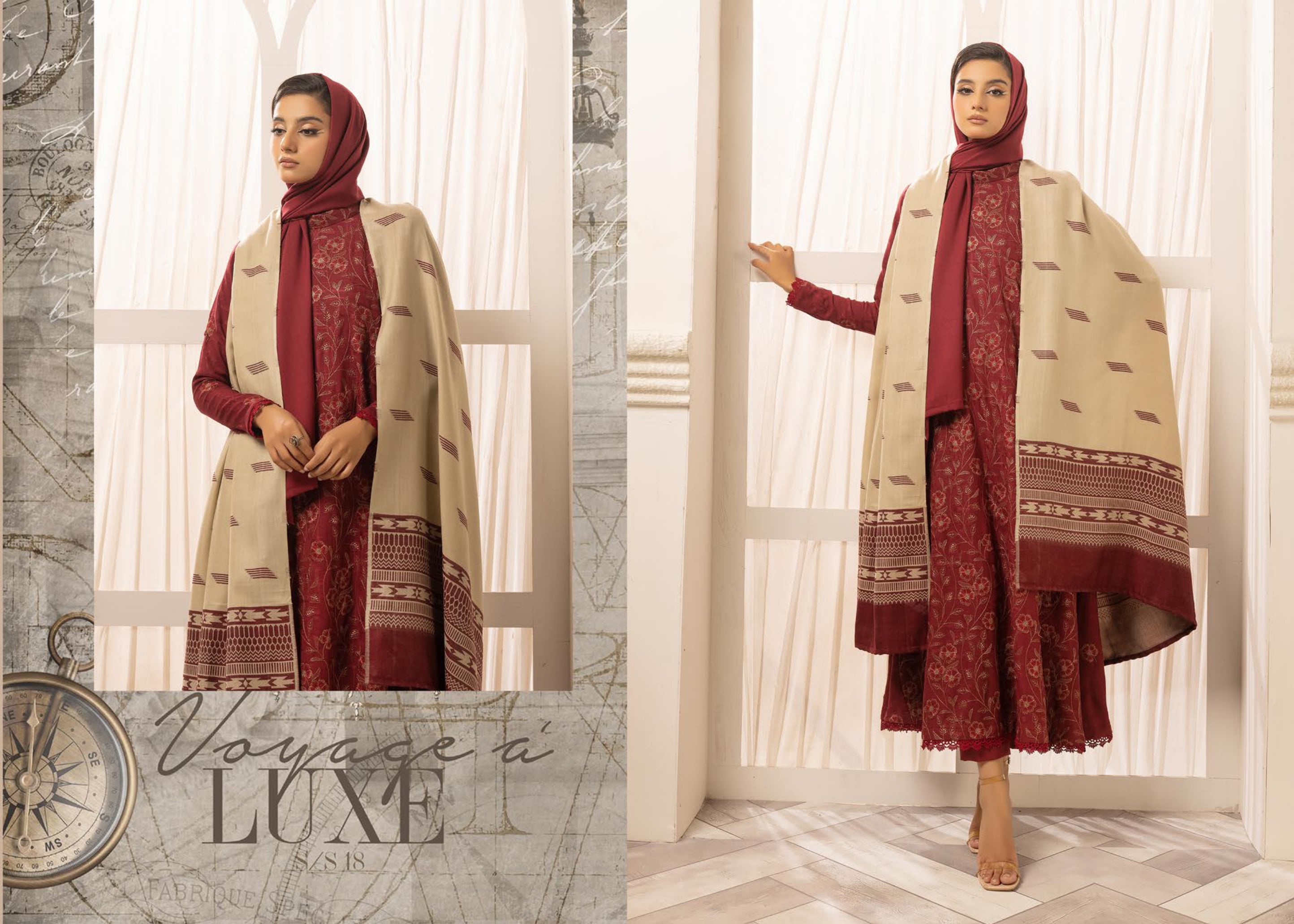 DUKHTER EMBROIDERED PEACH LEATHER COLLECTION (02)