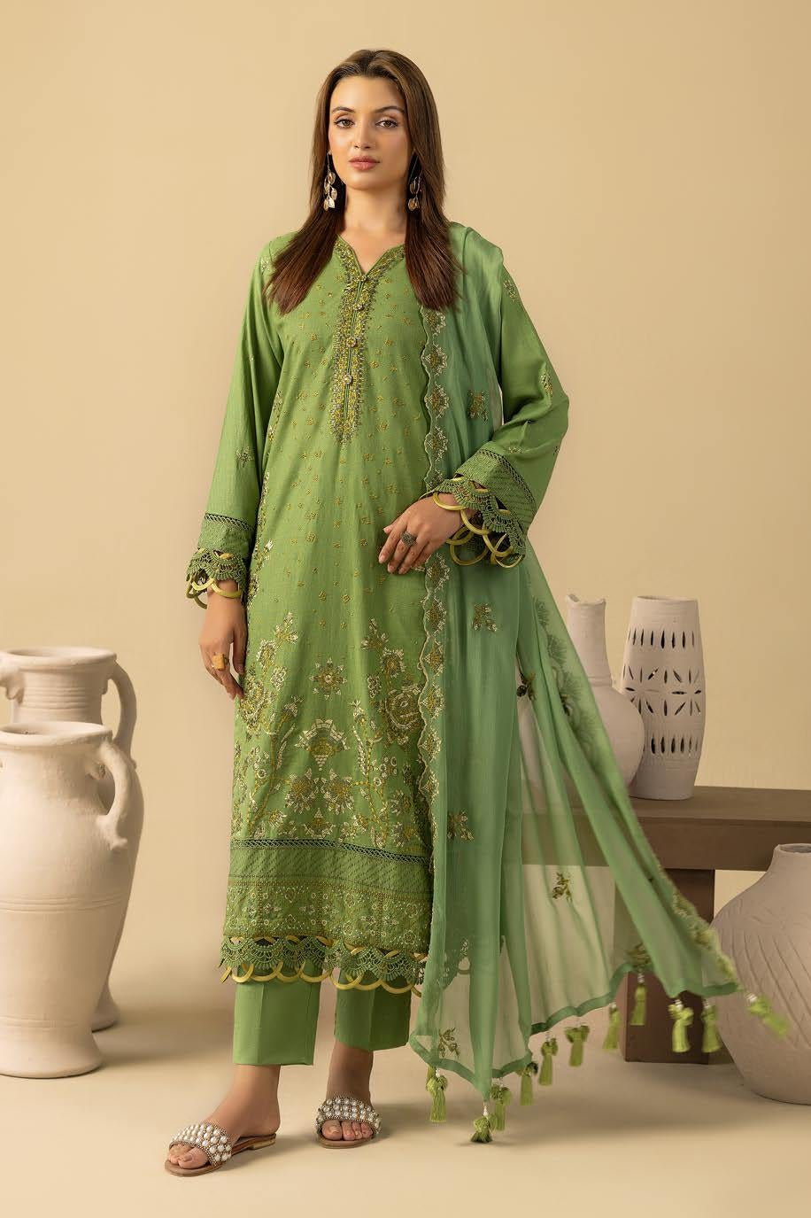 Shaamiyana Signature Karandi 3 Piece Suit (KS-306)