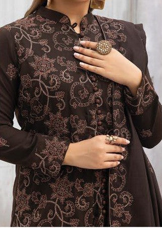 Rawayat Embroidered Peach Leather 3 Piece Suite (RP-06)