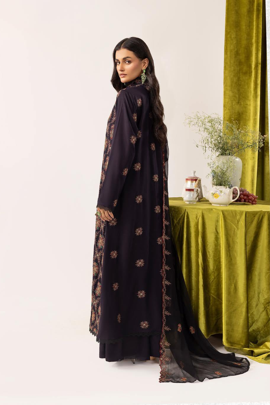 Meharma Embroidered Karandi Collection 3 Piece Suit (M-2)