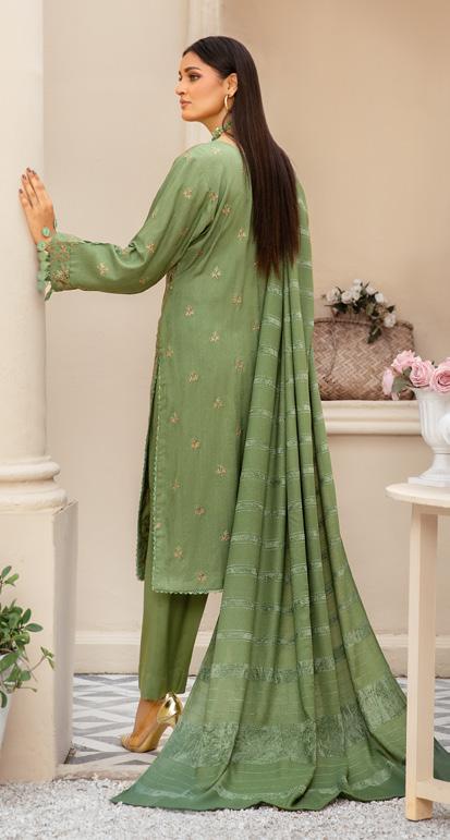 Nur Premium Dhanak 3 Piece Suit (N-04)