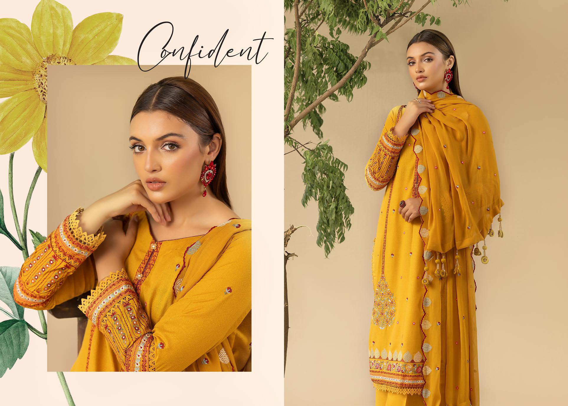 Shaamiyana Signature Karandi 3 Piece Suit (KS-302)