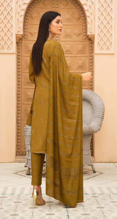 Nur Premium Dhanak 3 Piece Suit (N-06)