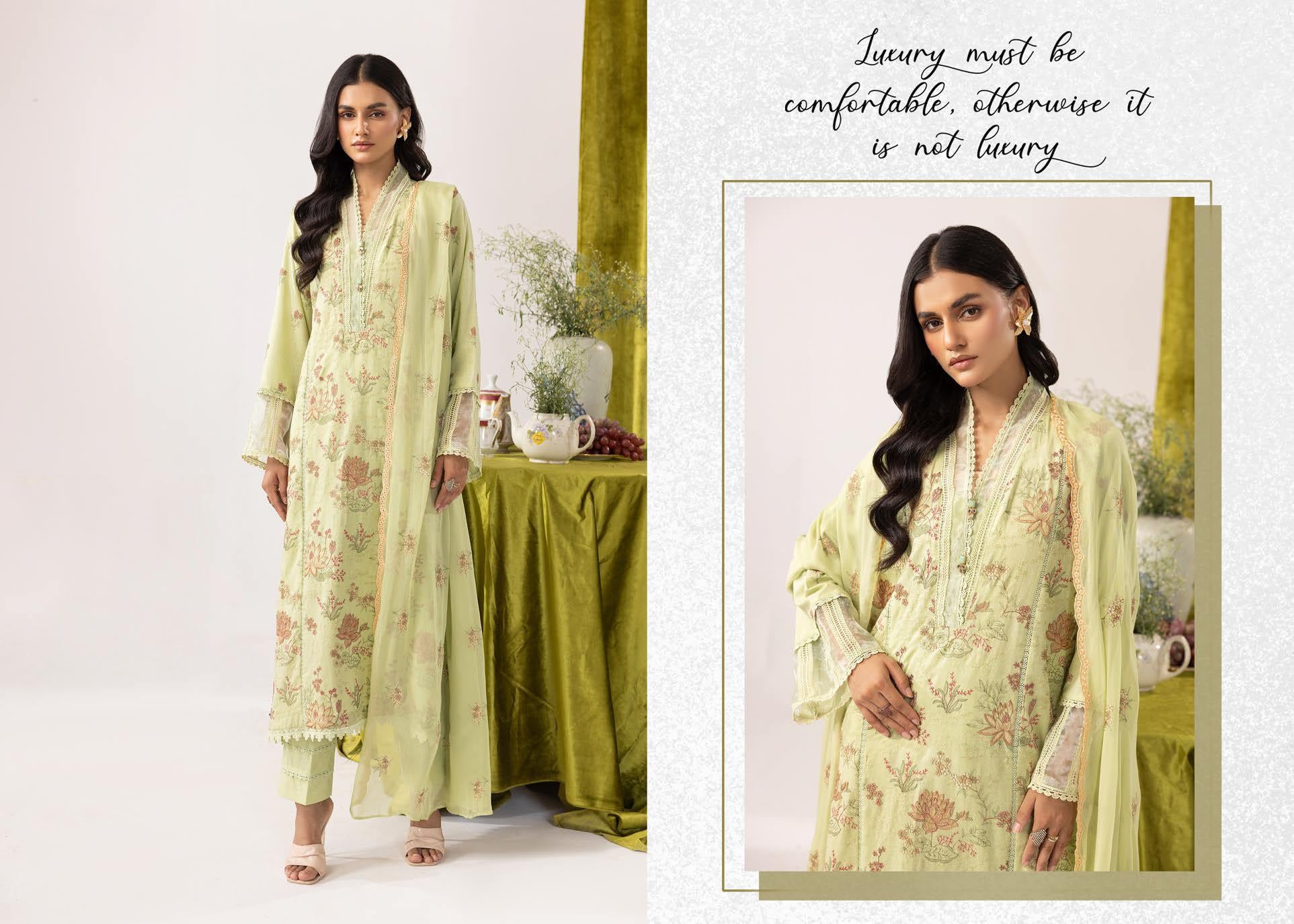 Meharma Embroidered Karandi Collection 3 Piece Suit (M-5)